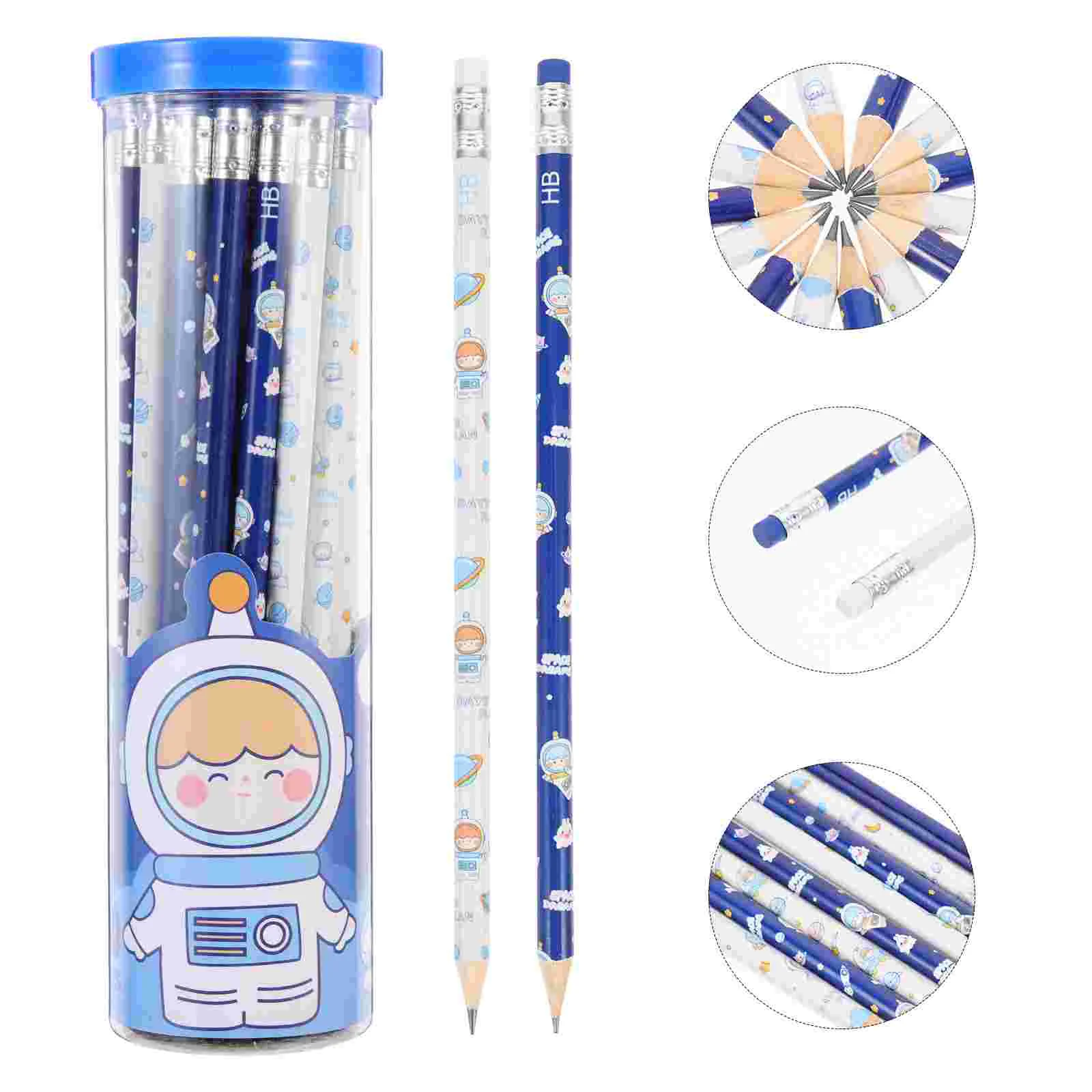 

Cartoon Kids Printingstudentsexaminationspaceman Supplies Daily School Writing Smooth Eraser Construction Drawing Household