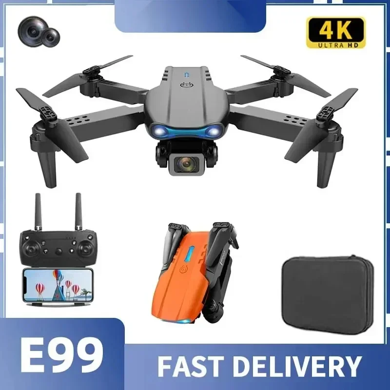

HJ Obstacle Avoidance Drones K3 E99 Pro Drone Professional Quadcopter RC Helicopters 4K Dual Camera Dron Remote Control ToysToy