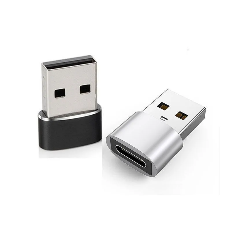 

2PCS USB 3.0(Type-A) Male To USB 3.1(Type-C) Female Converter Adapter Connector-WI