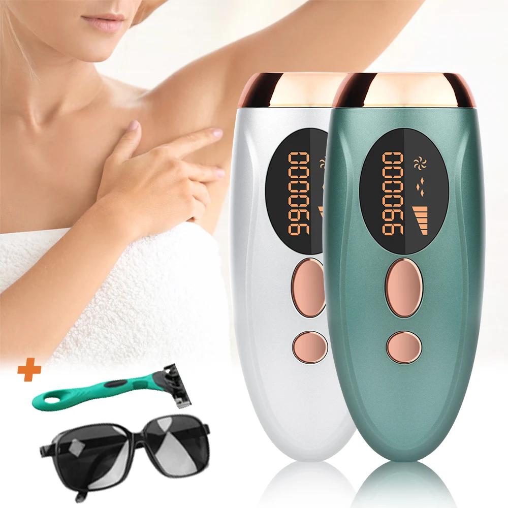 

Лазерное Удаление волос IPL, Перманентный лазерный эпилятор 990000, Эпилятор с флэш-ЖК-дисплеем, лазерный эпилятор Ipl для зоны бикини для женщин