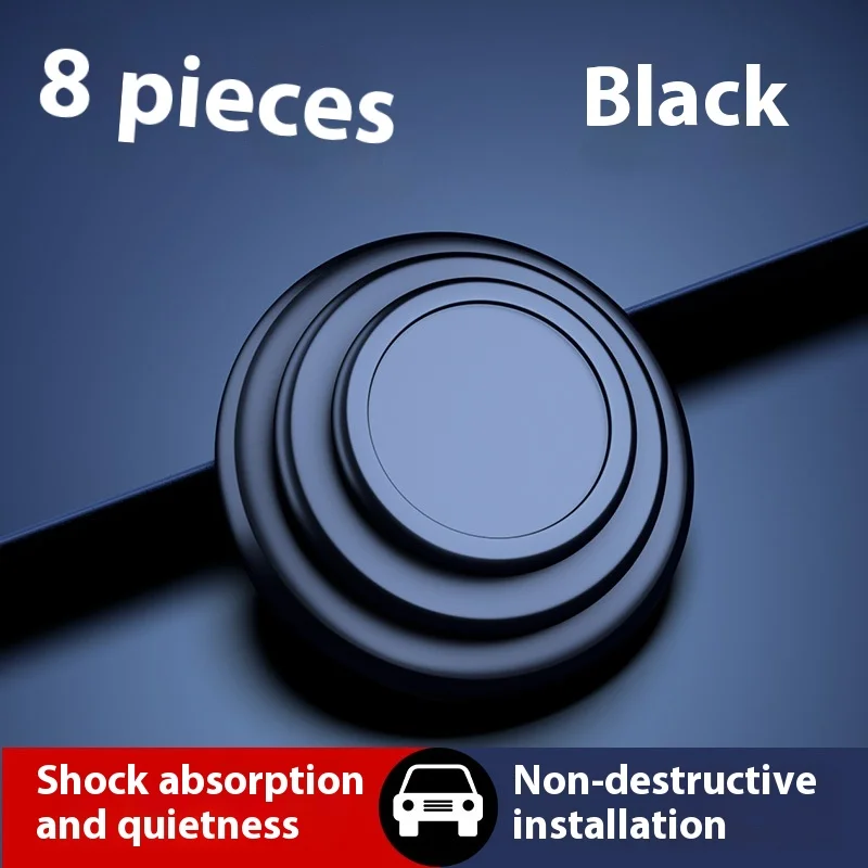 

8 шт. силиконовая амортизирующая буферная накладка для двери автомобиля, утолщенная наклейка против ударов и царапин