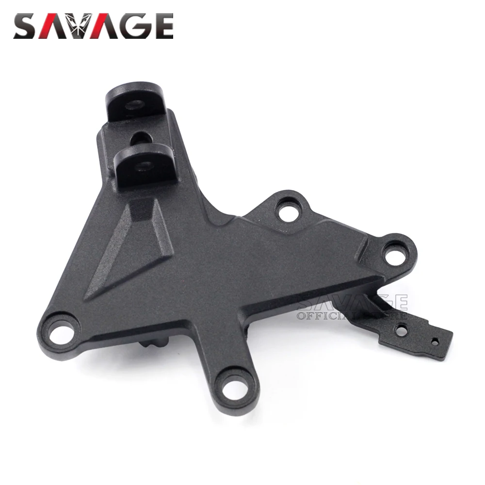 

Передняя подставка для ног, педаль для KAWASAKI ZX-10R NINJA ZX10R 2011-2020 ZX10RR 2017, комплект левого и правого кронштейна для мотоциклиста