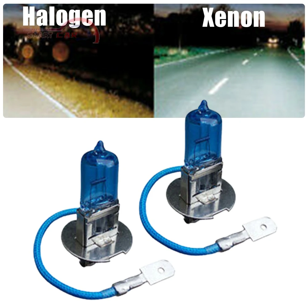 

2pcs H3 Xenon Car Bulb White 100W 12v Halogen Headlight 453 Fog Light Car Bulb Main/dipped Beams Car Fog Lights Car Accessorry