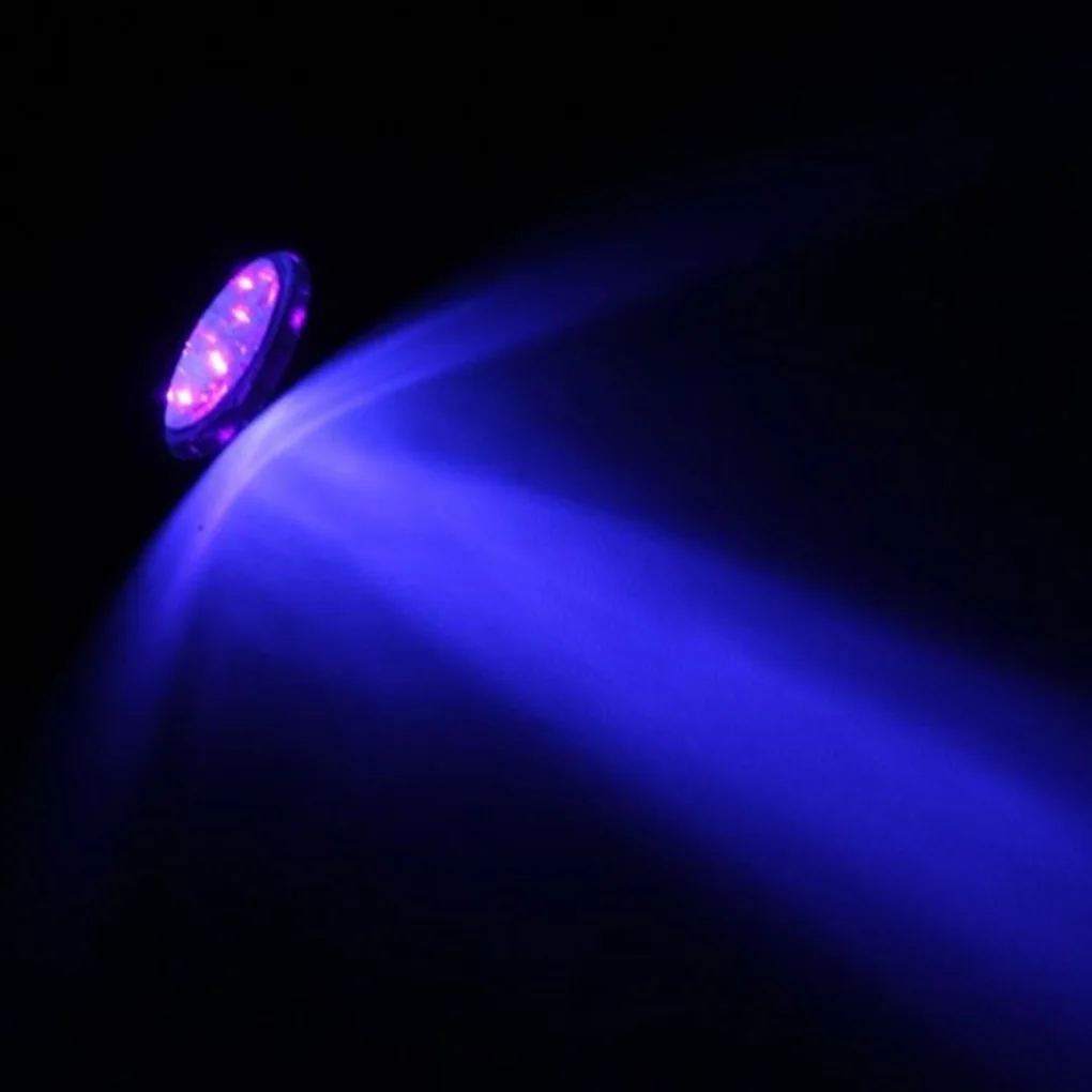 

Mini 9 LED Purple Light Currency Checking Flashlight Outdoor Camping Hiking Handheld Torch Light Lamp