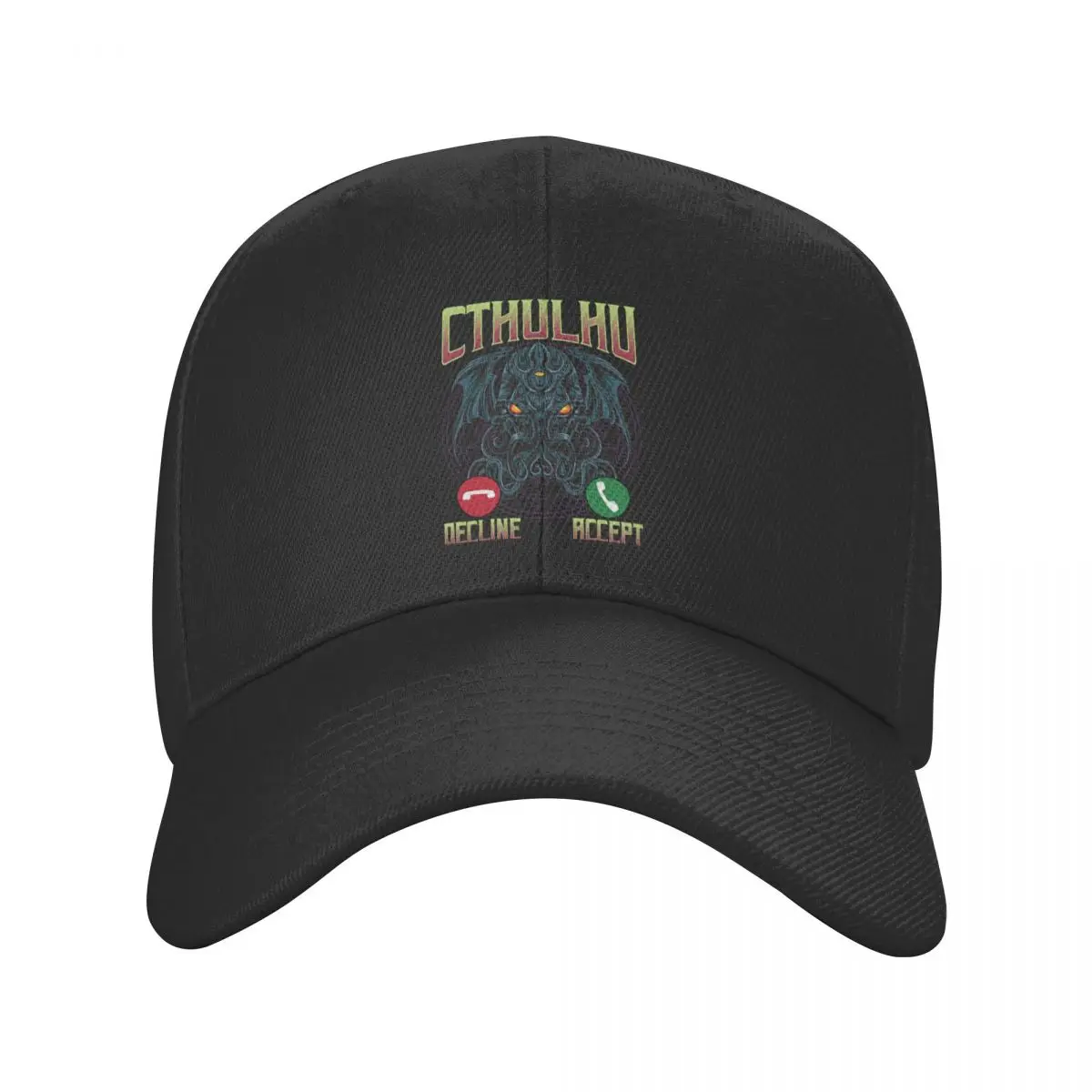 

New The Call Of Cthulhu Baseball Cap Adult Dark Occult Mythical Monster Adjustable Dad Hat Women Men Sports Snapback Caps