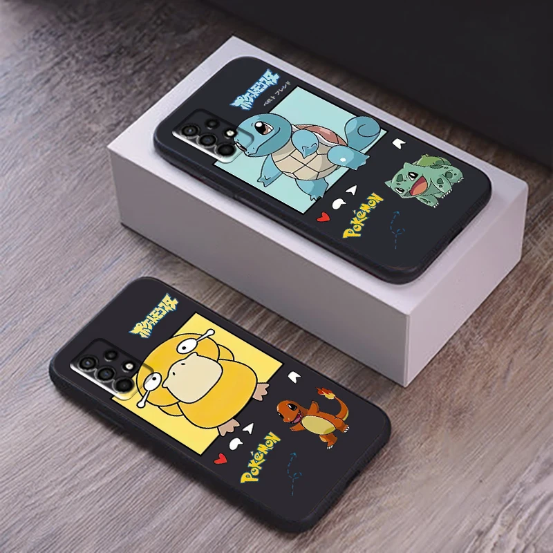 

Pokémon Japanese Anime Phone Case For Samsung Galaxy S10 Lite S10E S10 5G S10 S9 S8 Plus Liquid Silicon Soft Back