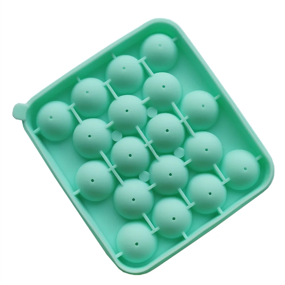 

3D формы для шариков, силиконовые формы с 18 сетками, для дома, бара, вечеринки, хоккея, «сделай сам», с отверстиями