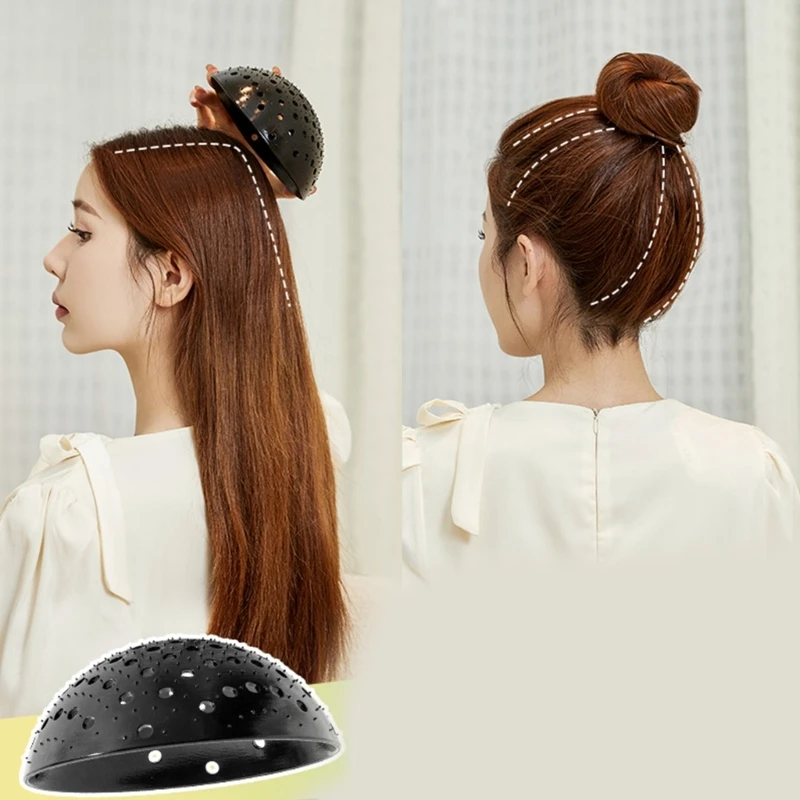 

Hair Base with Breathable Holes Updo Hair Base Styling Pad Hairstyle Making Tool