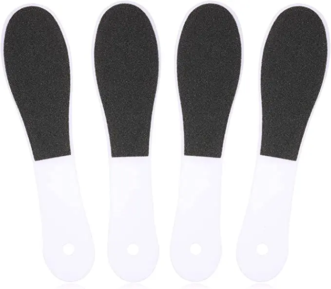 

4 шт. пилка для ногтей, средство для удаления кожи, двусторонняя Лапка, ручная работа, компактный размер, крепкое мокрое очищающее устройство