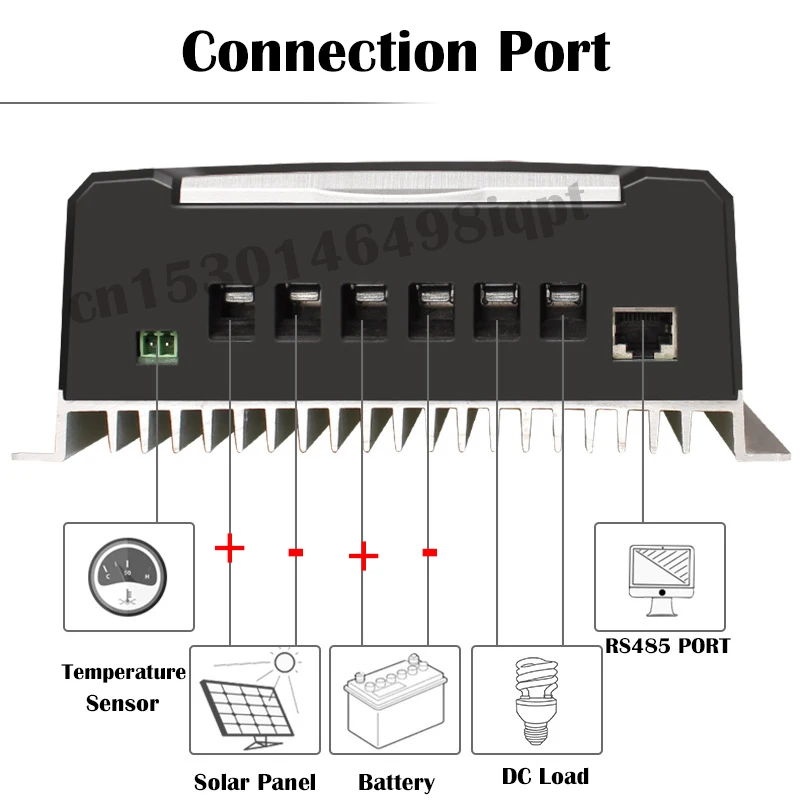 Регулятор заряда солнечной батареи 12 в 24 10 А 20 30 40 50 60 MPPT с 4 USB-портами для 100 Вт 200 300