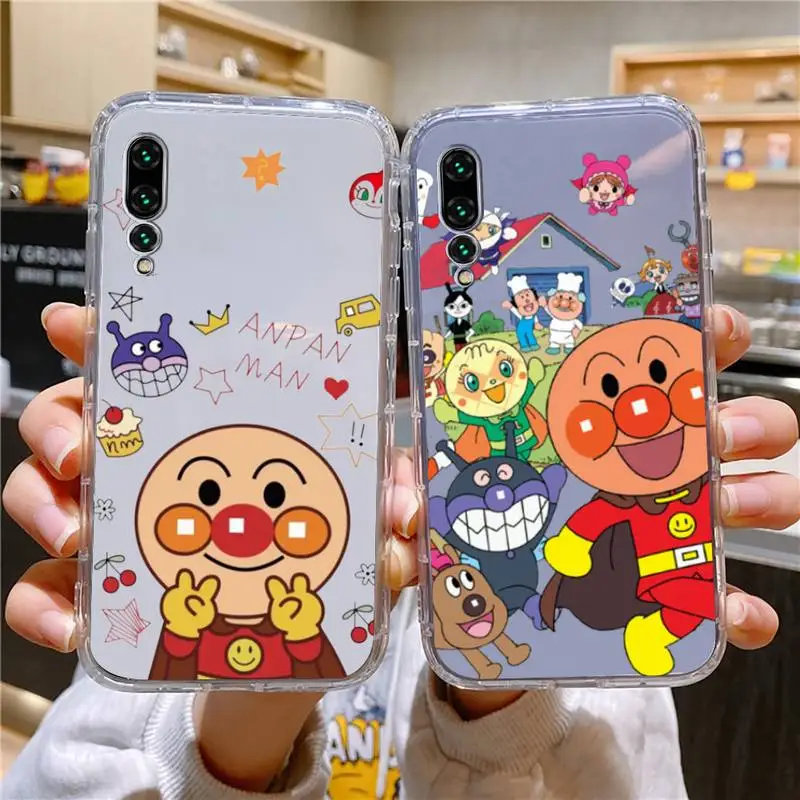 

Cartoon Anpanman Baikinman Phone Case For Xiaomi 11 Redmi Note 11pro5G 8T 9A 9S 12S K30 10T Pro Ultra K40pro Transparent Case