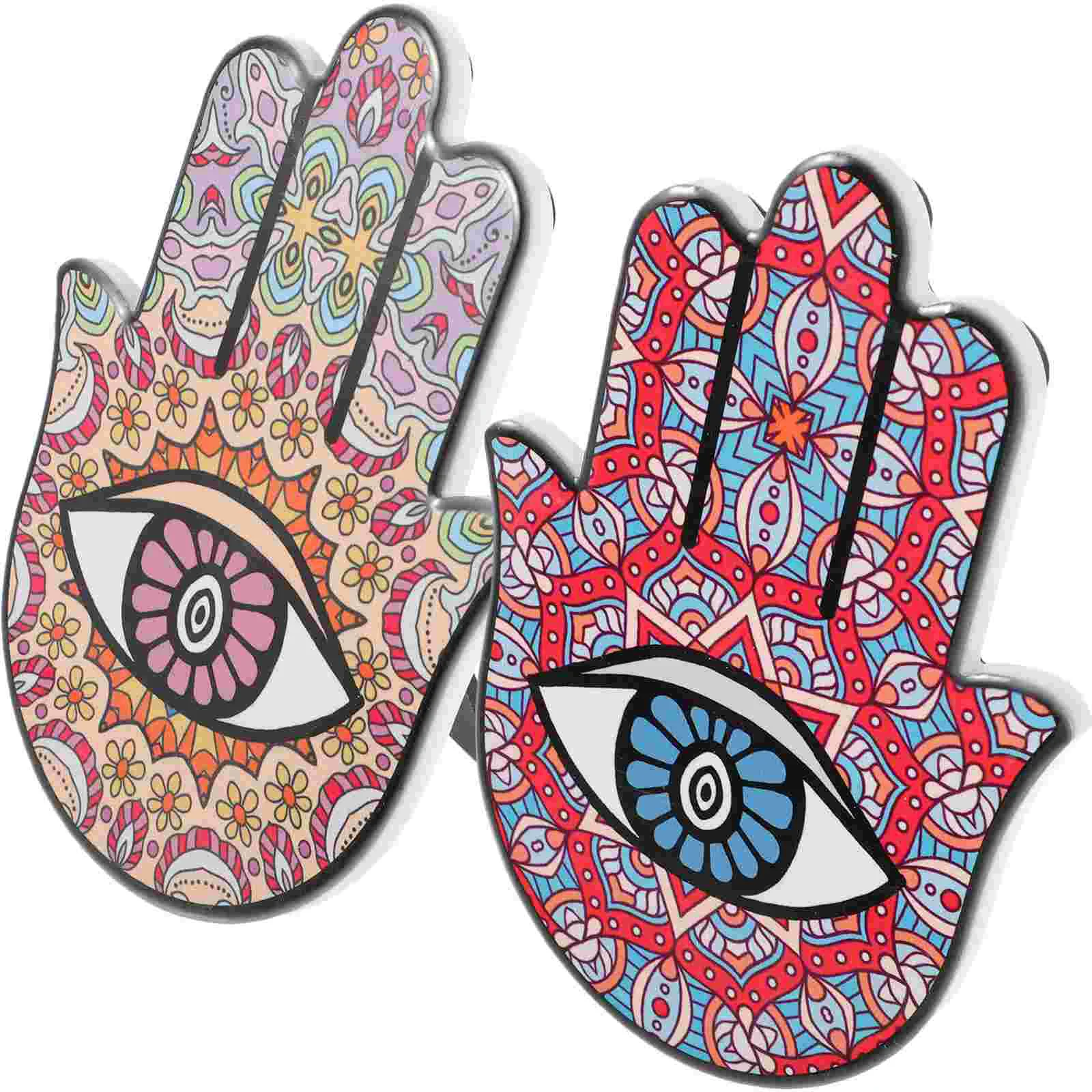 

2 Pcs Desktop Decor Hand Ceramic Ornament European American 14.5X10CM Ceramics