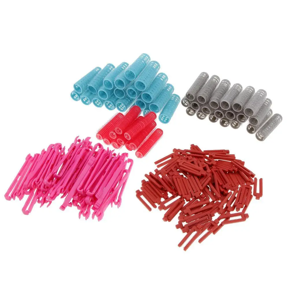 

Множество портативных бигуди для завивки волос