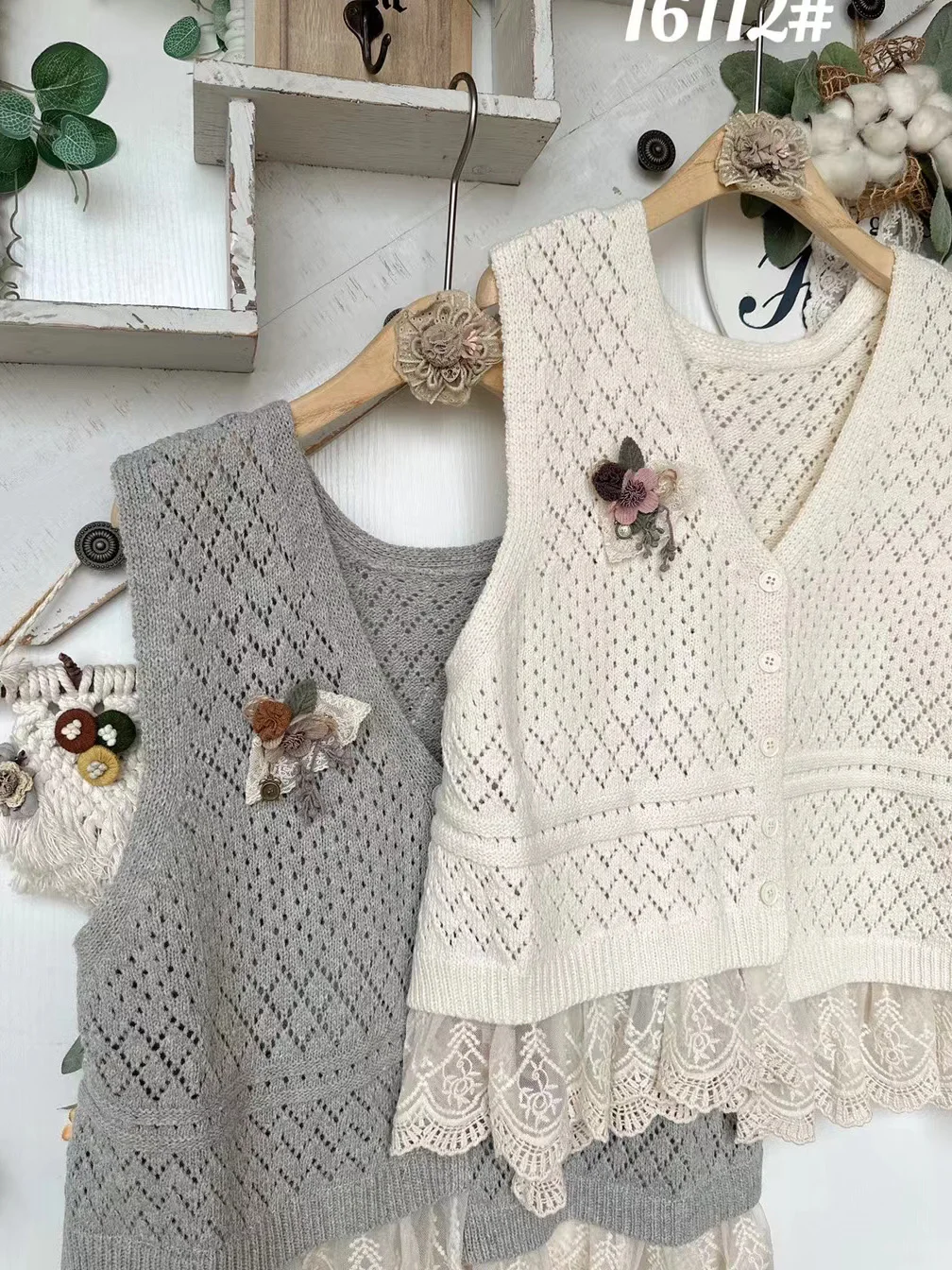 Осенний новый милый свитер с v-образным вырезом жилет женские однобортные