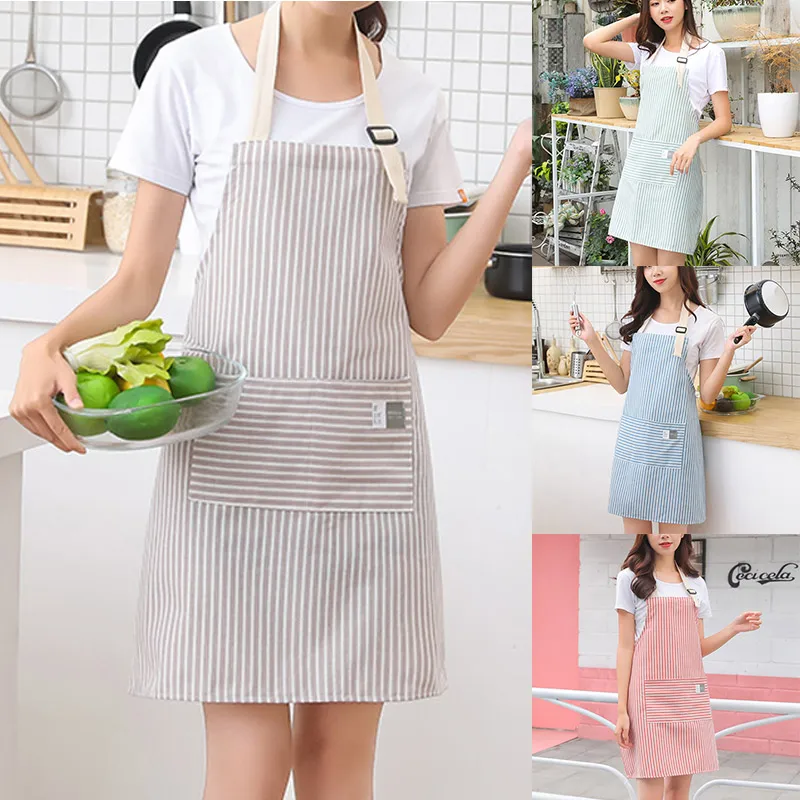 

Нагрудник на талию 70*75 см износостойкий женский фартук из хлопка и льна инструмент для домашнего приготовления пищи Кухонные аксессуары