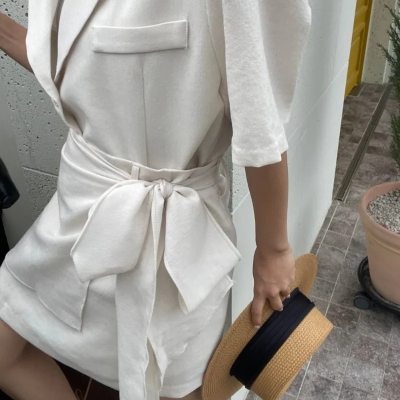 Элегантный Модный Топ Neploe с отложным воротником и длинным рукавом для женщин +