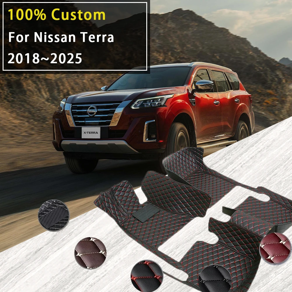 Автомобильные коврики для Nissan Terra Fengdu Oting Paladin WD23 2018 ~ 2025 водонепроницаемые