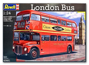 

Revell собранная модель автомобиля масштаб 1/24 Лондон старомодный двухслойный автобус коллекция для взрослых Набор для изготовления моделей а...