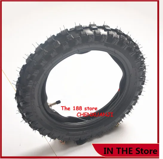 

2.50-10 Rubber Tire & Inner Tube Inflatable Electric Scooter Tyre Set for Honda CRF50 XR50 for Yamaha PW50 APOLLO