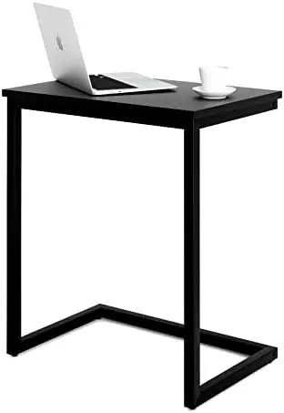 

C боковой столик, деревянный акцентный столик, подставка для ноутбука, кофейный столик, подставка для кровати, стол для чтения, белый C