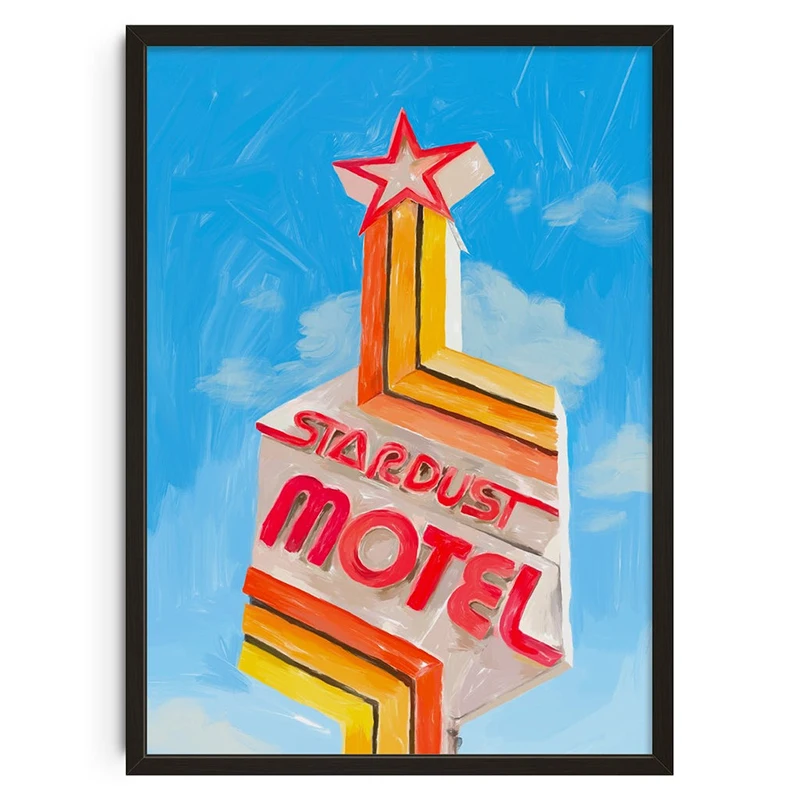 Абстрактные постеры на холсте