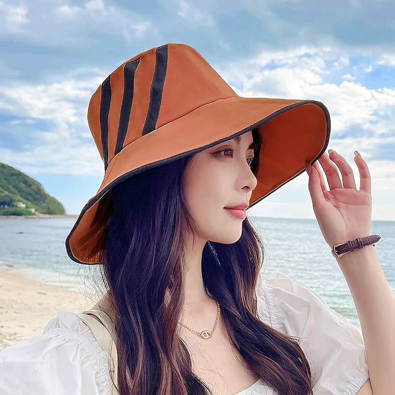 

2022 New Fisherman's Hat Children's Summer Korean Version of The Tide Goes Out To Shade and Protect Against Ultraviolet Rays