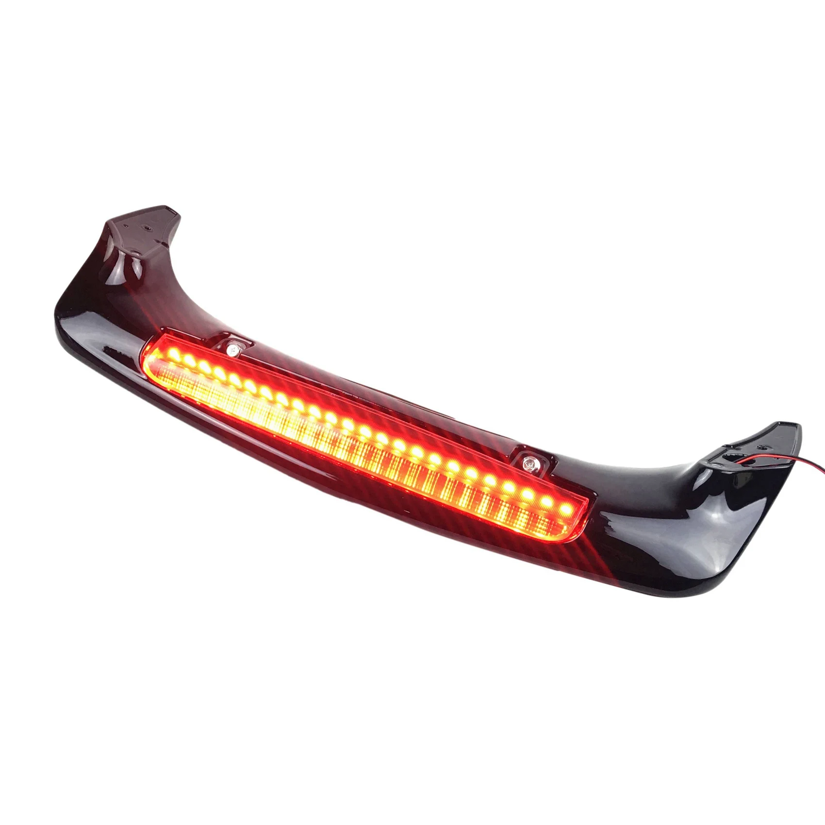 

Motorcycle Rear Trunk Spoiler with LED Light Lens for Honda Goldwing GL1800 2001-2017 LED Brake Light