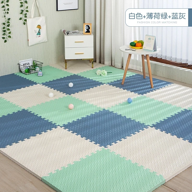 30x30x1cm Baby Play Mats Plain Color Puzzle EVA Foam Mat Kids Jigsaw For Bedroom Protective Floor Tiles Games | Игрушки и хобби