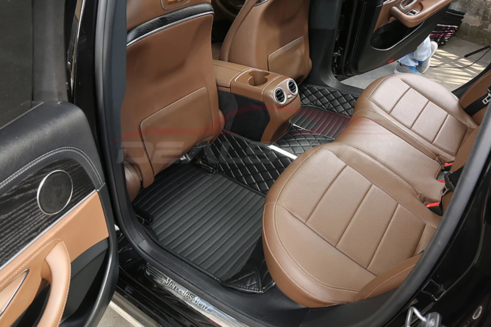 Автомобильные коврики для Jeep Grand Cherokee WK2 2010-2018 роскошные кожаные наппа