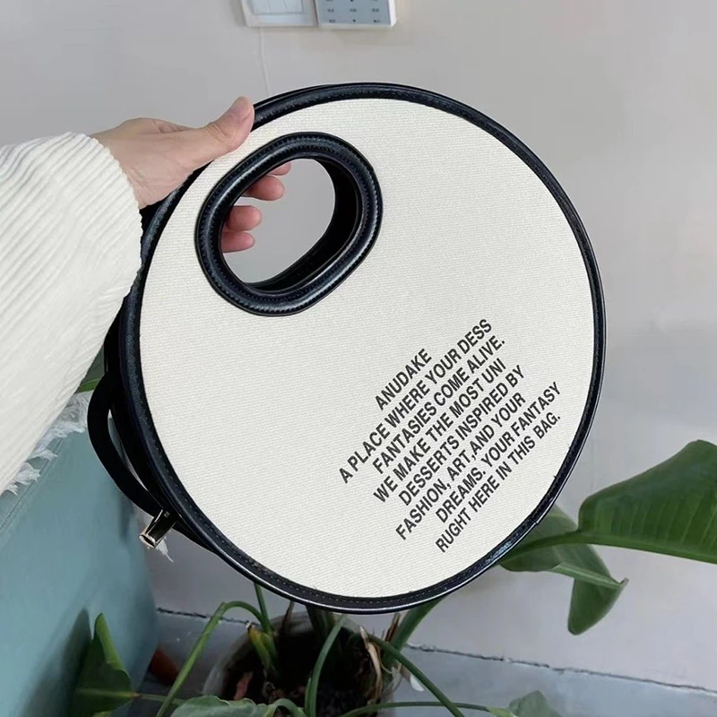 

Brand Round Handbag Vintage Shoulder Messenger Bag for Women High Quality Crossbody Bag Female Travel Totes Female Clutch Purses