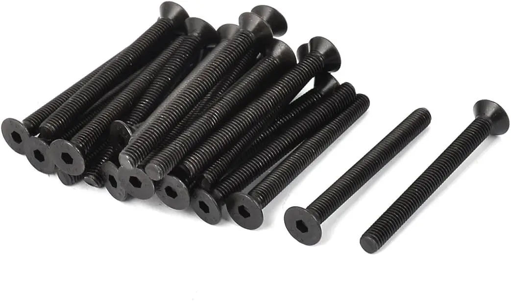 

M5x50mm 10.9 Carbon Steel Countersunk Head Hex Socket Screw 25pcs