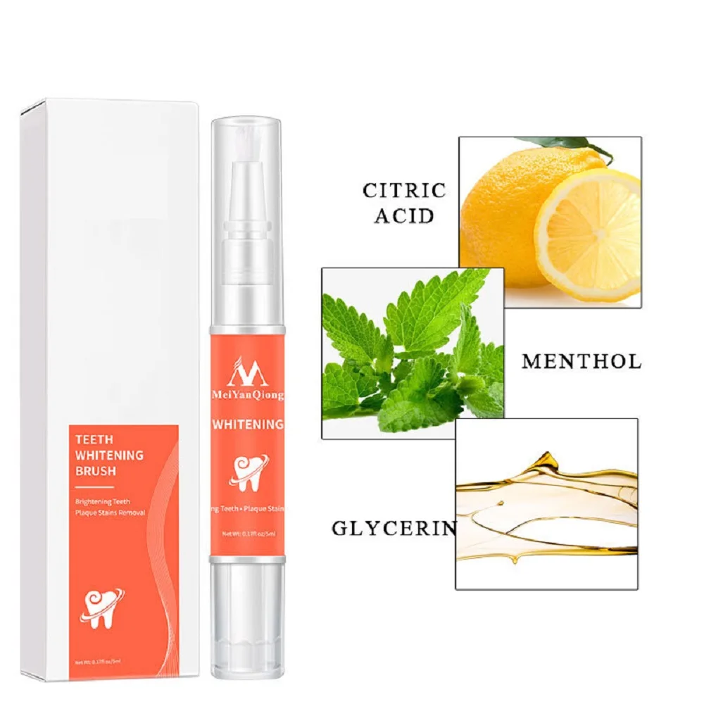 Ручка для отбеливания зубов удаляет зубной налет пятна отбеливание чистящая