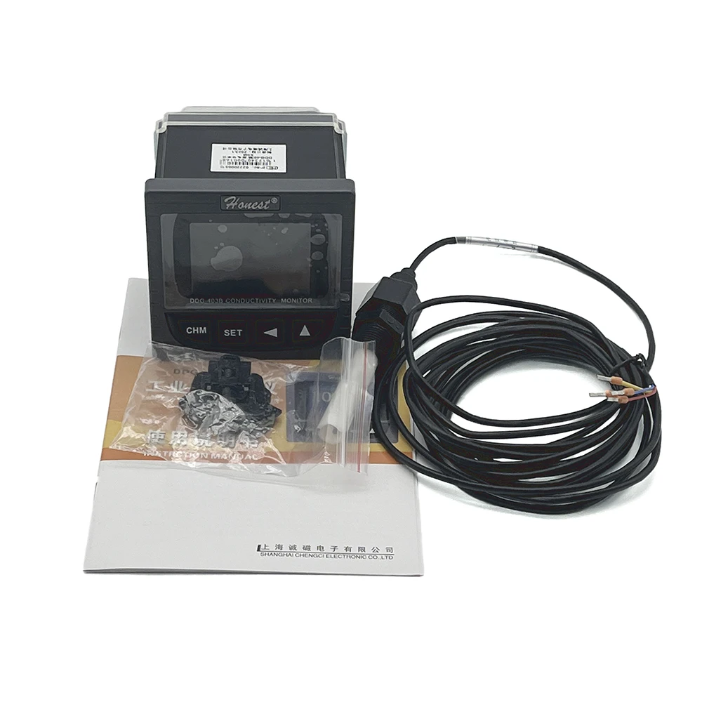 DDG-403B (одиночный зонд) Промышленный измеритель проводимости (ЖК) Онлайн-монитор