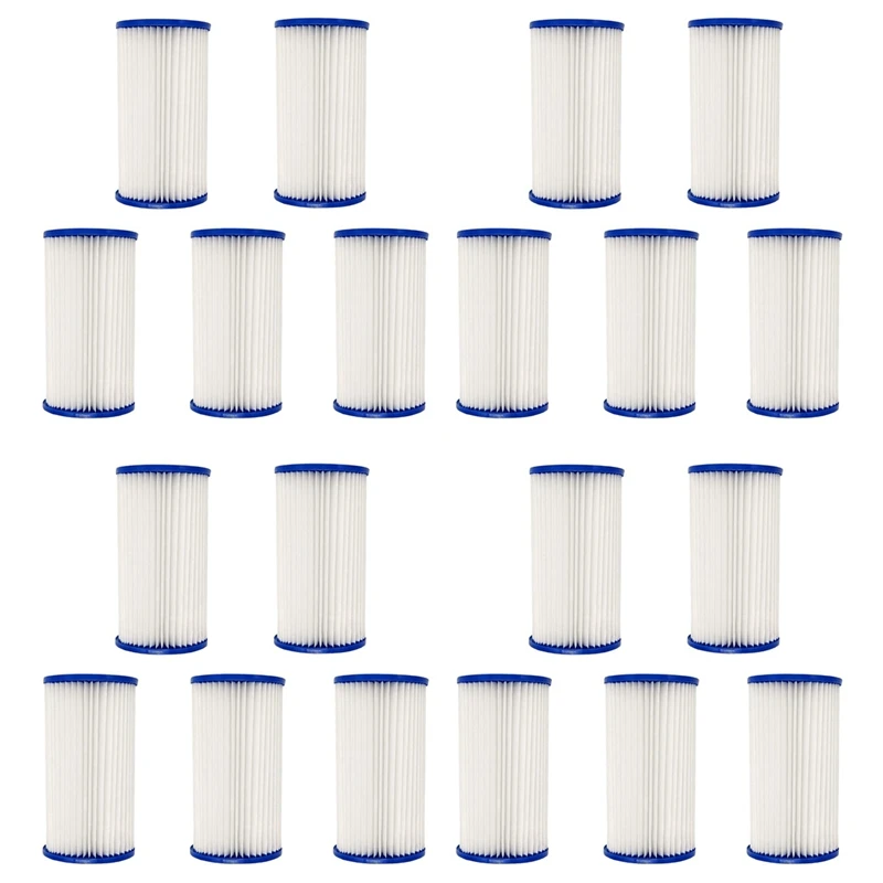 20Pcs Swimming Pool Filter Pool Filter Pumps Cartridges Universal Replacements For Pool Cleaning