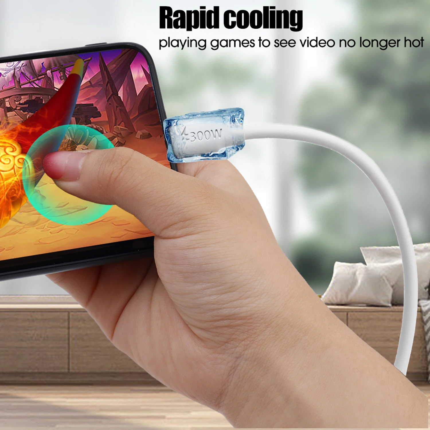 Кабели для мобильных телефонов с сверхбыстрой зарядкой 300 Вт USB A к Micro прочный