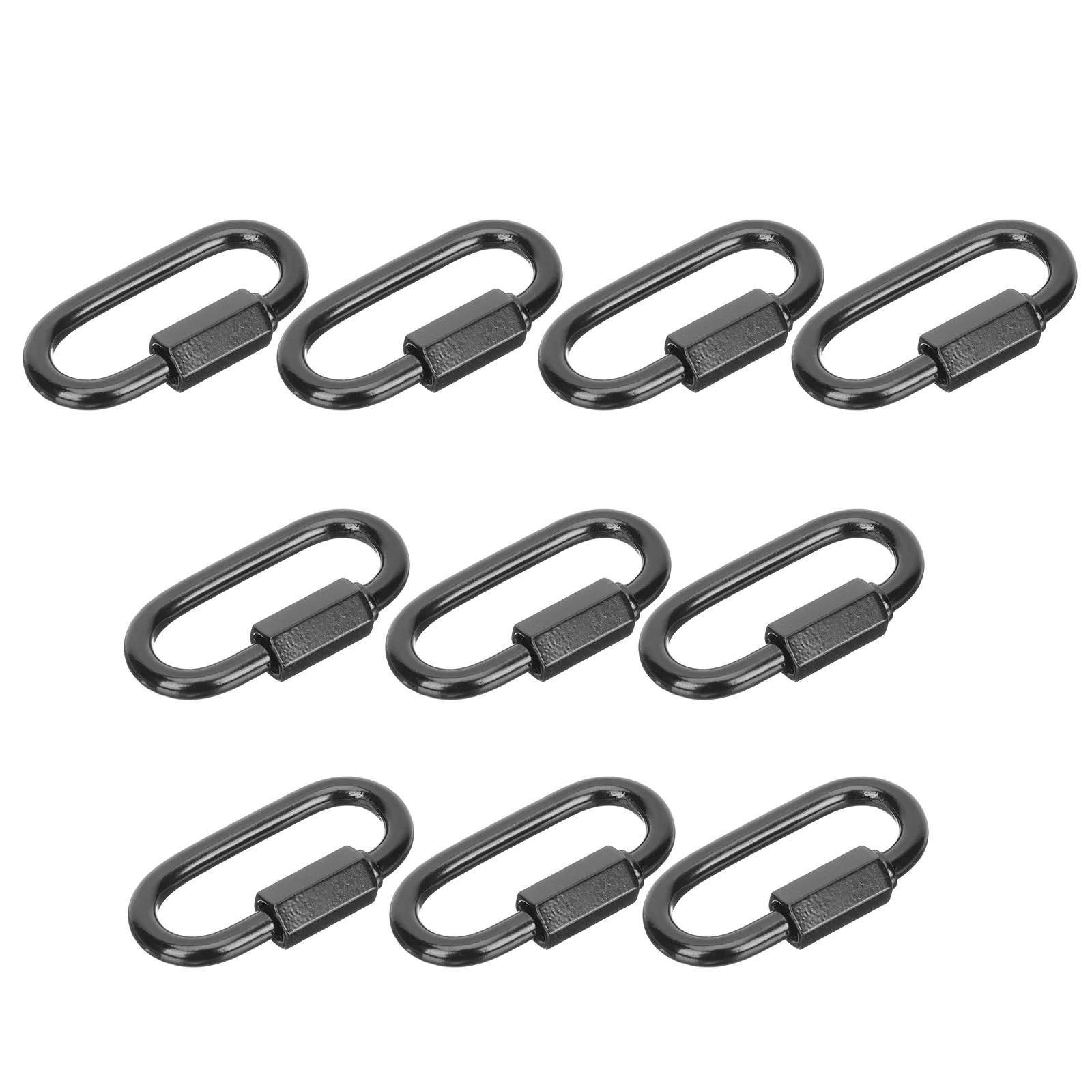 

Carabiner Clips Camping Clip Quick Links Climbing Hook Carabiners Hammock Threaded Keychain Connector Hooks Link D Ring Locking