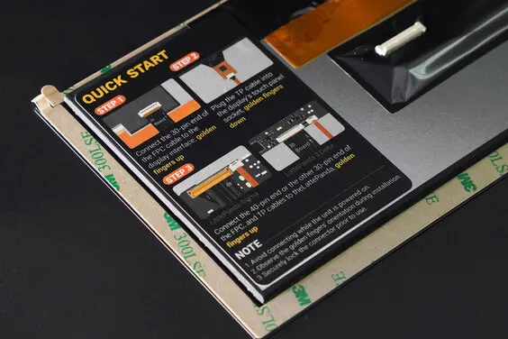 Сенсорный дисплей 7 дюймов 1024x600 (eDP) для LattePanda Mu/LtePanda Sigma