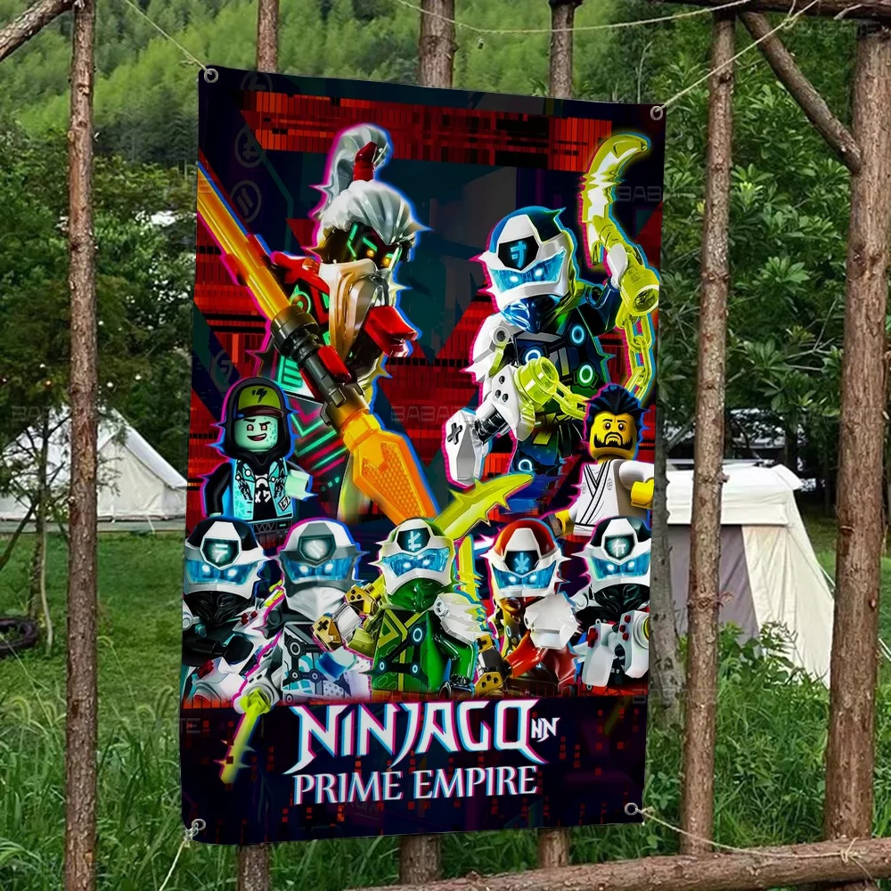Крутой женский мультяшный флаг N-Ninjago декор для помещений в стиле научной