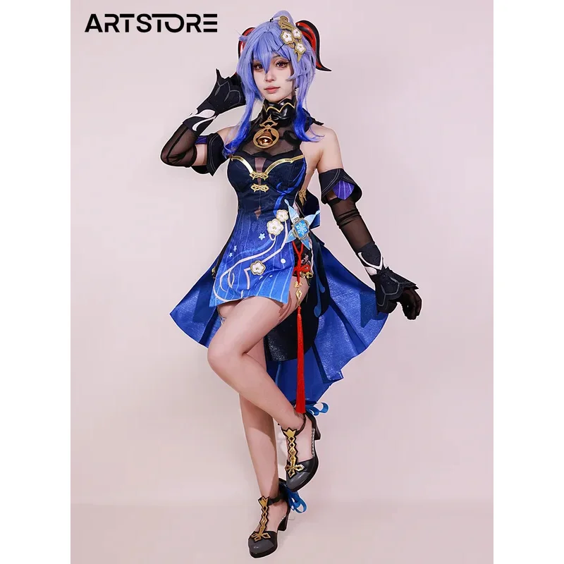 Игра GenshinImpact Deepavali Ganyu косплей костюм ролевая игра комикс с платье Хеллоуин