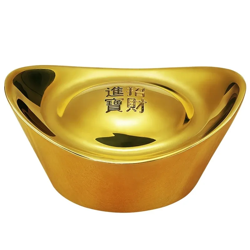 Китайский золотой фэншуй счастливые деньги твердый медный орнамент домашний