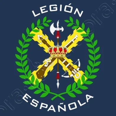 Значок испанского легиона Ejezioneito Español футболка 100% хлопок с круглым вырезом летняя повседневная мужская футболка с коротким рукавом размер S-3XL (art.: 3920ca8eaaac8) - 3920ca8eaaac8