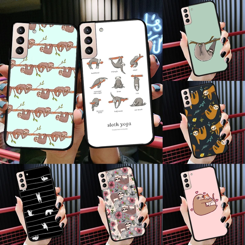 Sloth Cute Animal For Samsung Galaxy J3 J5 J7 A3 A5 J1 2016 2017 J2 Core A7 A9 J4 J6 A6 A8 Plus J8 2018 Case