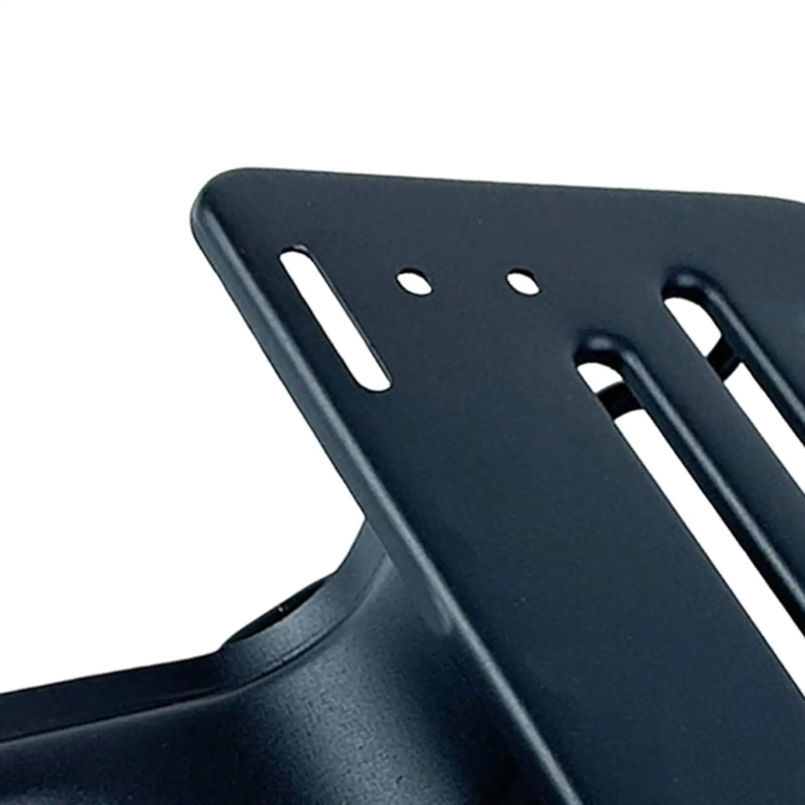 

Rear Luggage Rack Carrier Fits Rear Solo Seat Detachable Black Easy Installation Durable Mounting Bracket Fit for Bike Touring