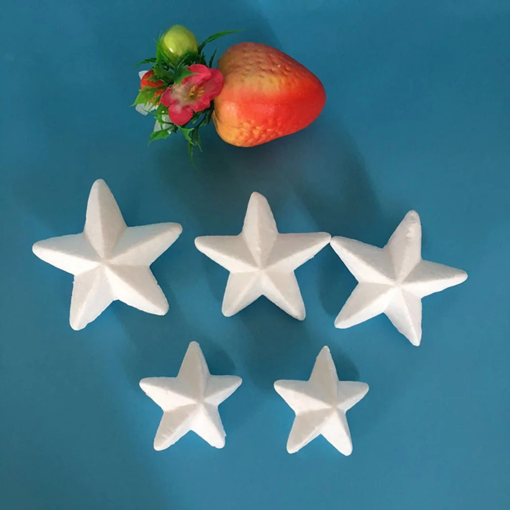 

Foam Christmas Star Polystyrene Craft Shapes Diy Stars Tree White Crafts Ornaments Hanging Decorations Decor Decoration Ornament