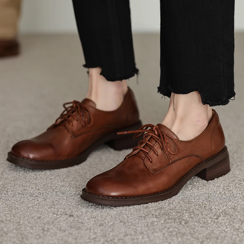 TULING JUN 2024 новинка женская обувь Four Seasons с глубоким вырезом круглый носок процесс