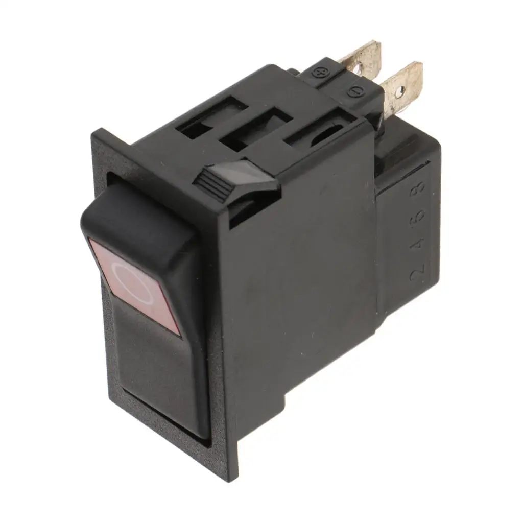 

Красный светильник 12 в 24 В ботинок круглый Кулисный тумблер