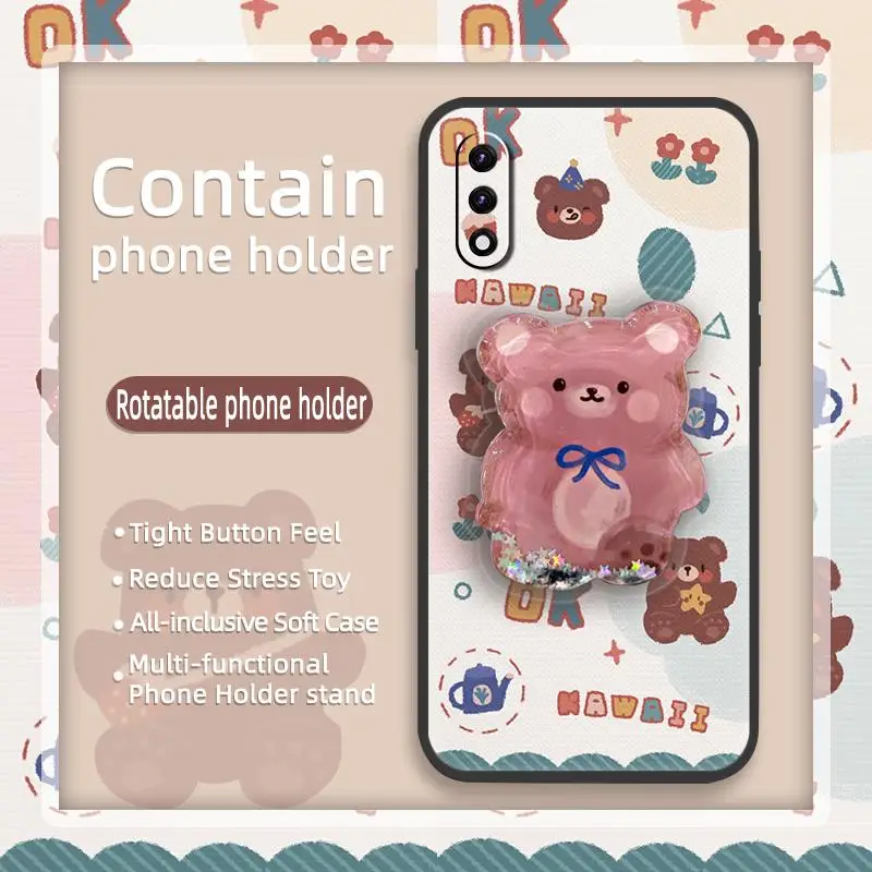 Мягкий водонепроницаемый чехол для телефона Sony Xperia Ace II/Ace2/SO-41B Блестящий противоударный чехол