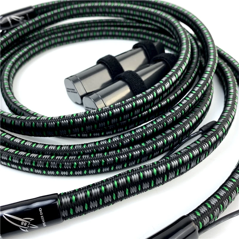 Пара аудио-кабеля для динамиков Rocket 88 PSC + HiFi BFA Silver Banana / Spade Plug |