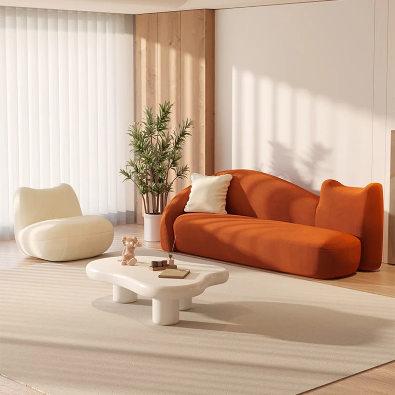 Уникальный диван для гостиной простой удобный милый дизайнерский бархатный с