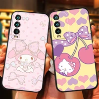 new hello kitty phone cases for xiaomi redmi 7 7a 9 9a 9t 8a 8 2021 7 8 pro note 8 9 note 9t soft tpu carcasa back cover